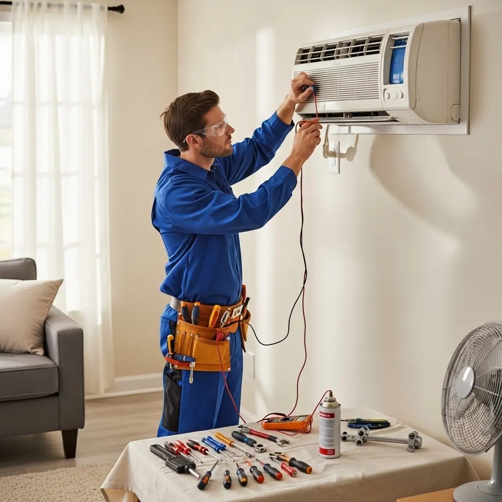 Alaşehir Daylux Daylux klima gaz dolumu ve bakım – Enerji verimliliği artırıldı. - Teknik servis örneği